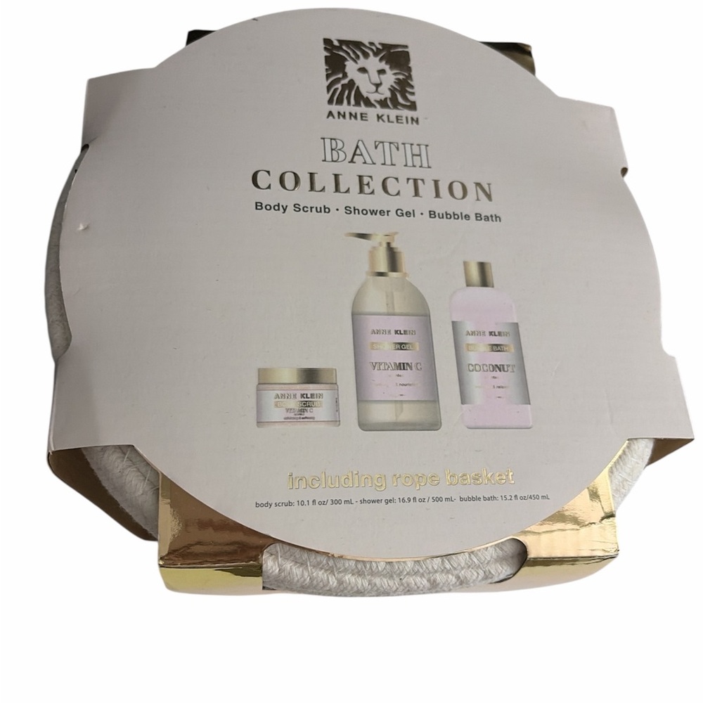 Anne Klein Bath Collection - White and Gold